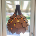 Koglelampe - Teak - Ø38
